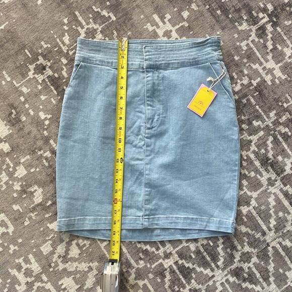 NWT Size M light blue high waisted Forever 21 mini skirt - Picture 8 of 11